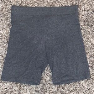 Grey biker shorts